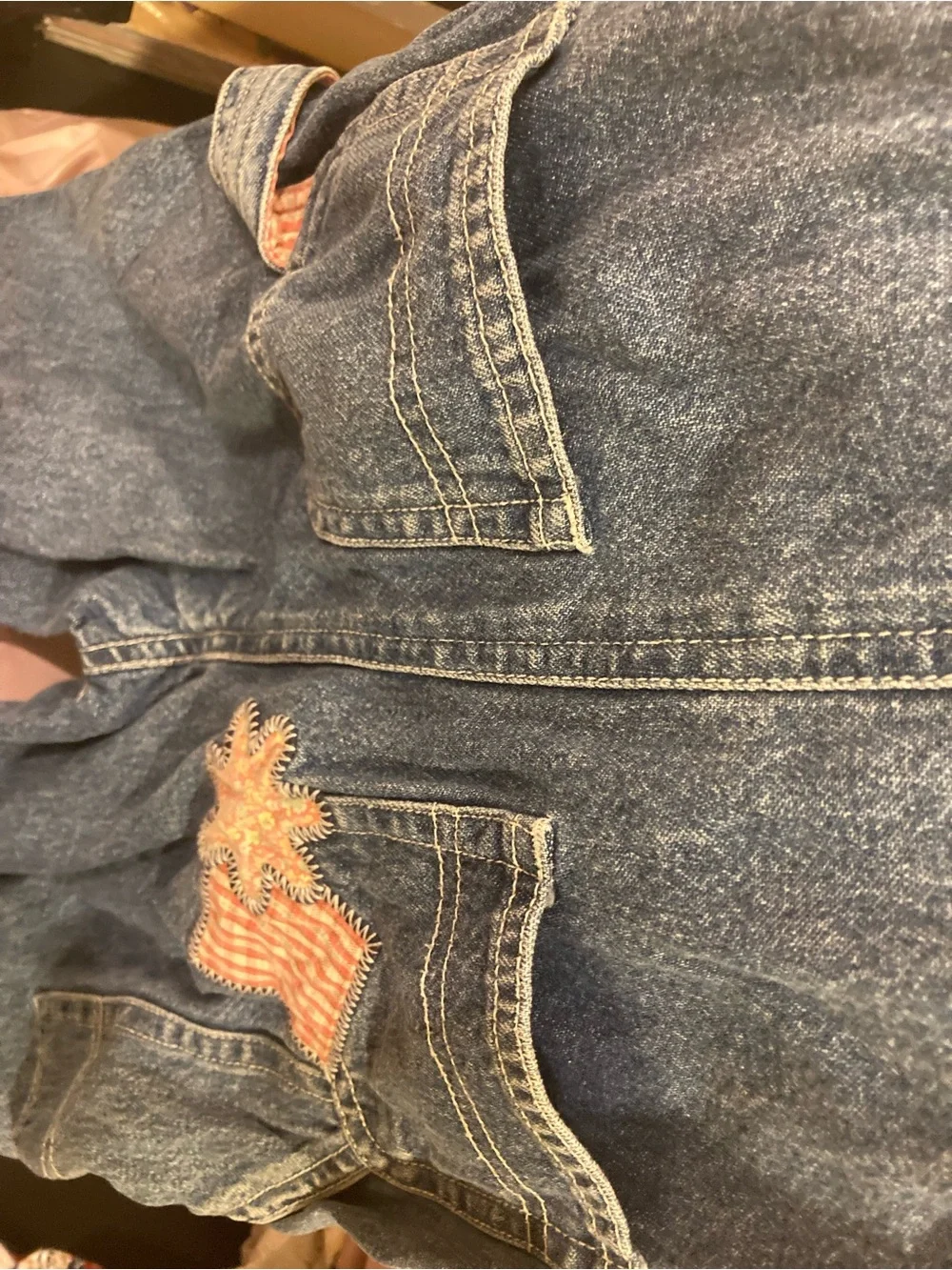 Baby Gap 18-24 months toddler Denim Overalls with Pink Plaid Accents